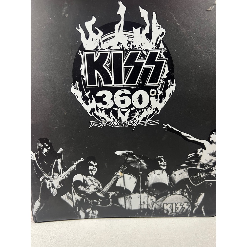 KISS 360 Trading Cards Collector Binder 2009 Press Pass Rock Band 3-Ring Album